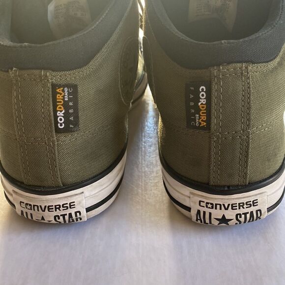 CONVERSE All Star Olive Green CORDURA Fabric Upper MidTops Size 7 Men’/9 Women - Picture 6 of 7